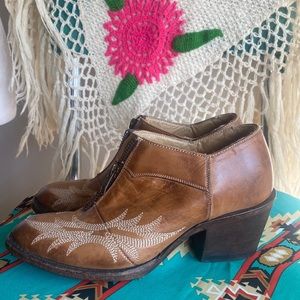 Stetson Cowboy Ankle Boots/Shoes